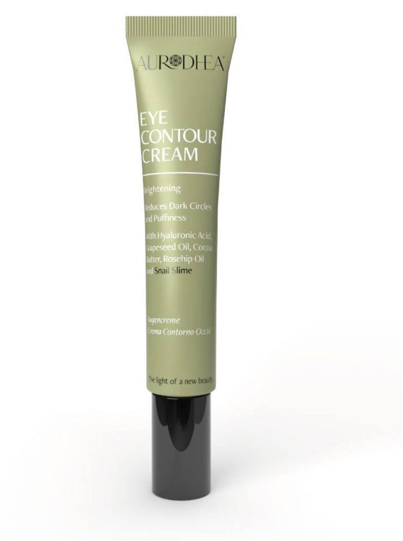 Crème contour des yeux à la bave d’Escargot - 15 ml
15 ml | Enrichie en Acide Hyaluronique, huile de pépins de Raisin, beurre de Cacao et Rose Musqu&eacu