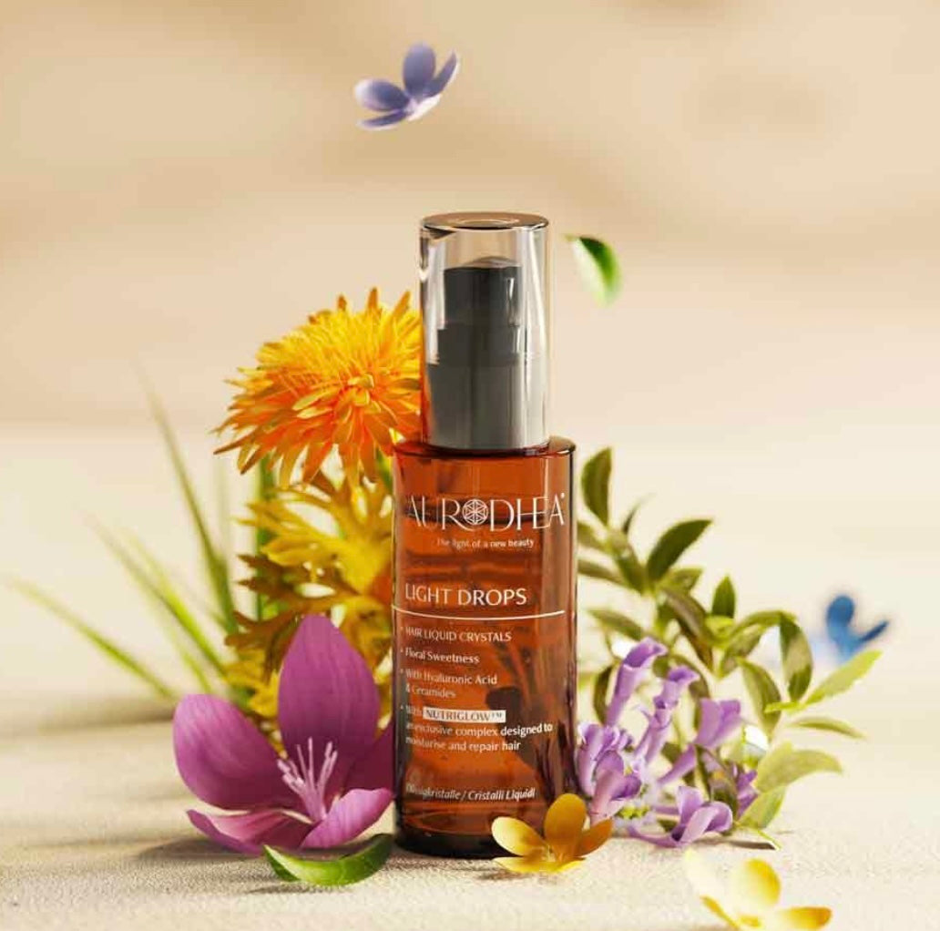 LIGHT DROPS « Floral Sweetness » - Sérum cheveux
50 ml | Avec mélange breveté NUTRIGLOW™