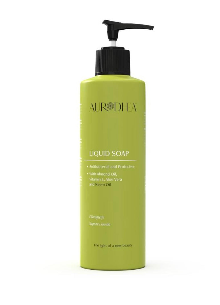Savon liquide avec huile de Neem
260 ml | Enrichi en huile d’Amande, Aloe Vera et Vitamine E